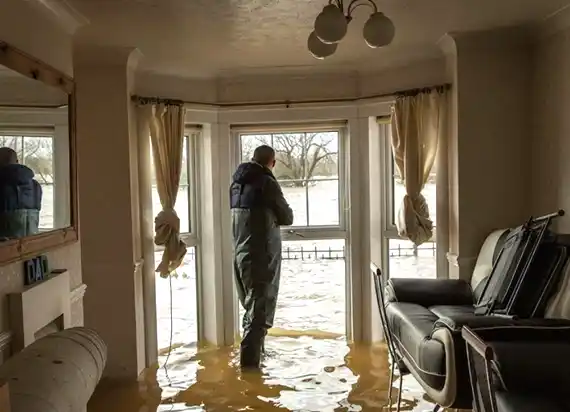 water damage restoration service Bluford